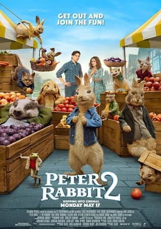 Peter Rabbit 2 (2021) 720p 10-Bit HEVC BluRay Hindi ORG Dual Audio 550MB